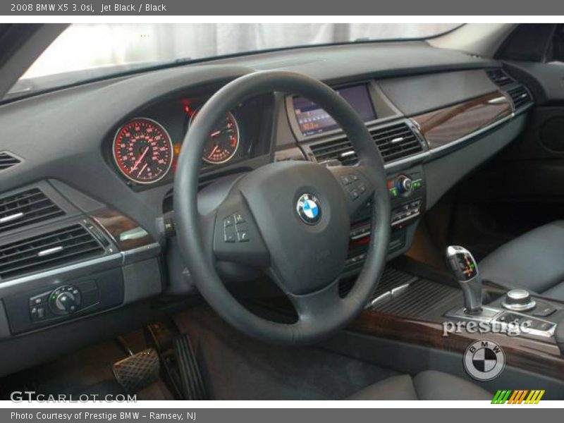 Jet Black / Black 2008 BMW X5 3.0si
