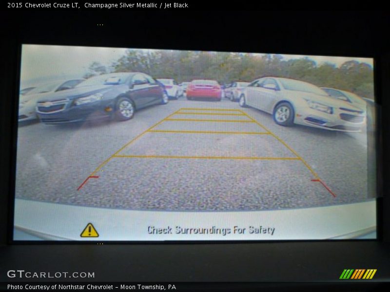 Champagne Silver Metallic / Jet Black 2015 Chevrolet Cruze LT