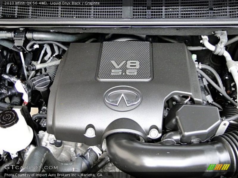Liquid Onyx Black / Graphite 2010 Infiniti QX 56 4WD