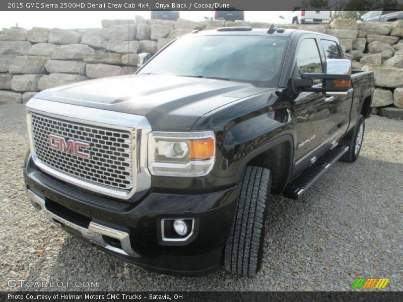 Onyx Black / Cocoa/Dune 2015 GMC Sierra 2500HD Denali Crew Cab 4x4