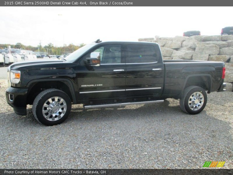 Onyx Black / Cocoa/Dune 2015 GMC Sierra 2500HD Denali Crew Cab 4x4
