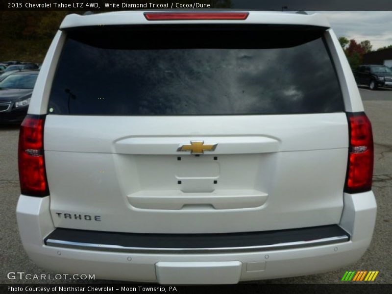 White Diamond Tricoat / Cocoa/Dune 2015 Chevrolet Tahoe LTZ 4WD