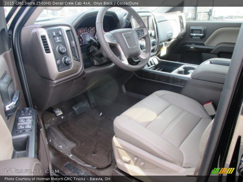  2015 Sierra 2500HD Denali Crew Cab 4x4 Cocoa/Dune Interior