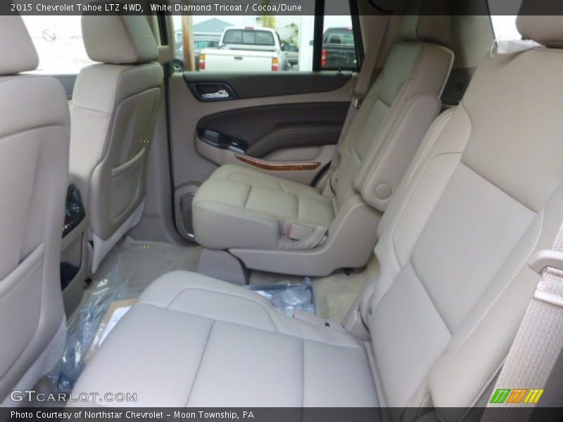 White Diamond Tricoat / Cocoa/Dune 2015 Chevrolet Tahoe LTZ 4WD