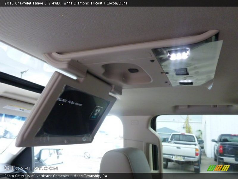 White Diamond Tricoat / Cocoa/Dune 2015 Chevrolet Tahoe LTZ 4WD