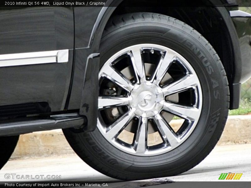 Liquid Onyx Black / Graphite 2010 Infiniti QX 56 4WD