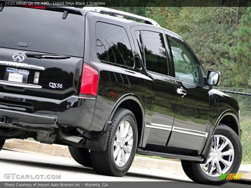 Liquid Onyx Black / Graphite 2010 Infiniti QX 56 4WD