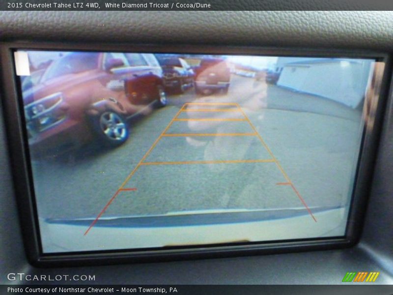 White Diamond Tricoat / Cocoa/Dune 2015 Chevrolet Tahoe LTZ 4WD
