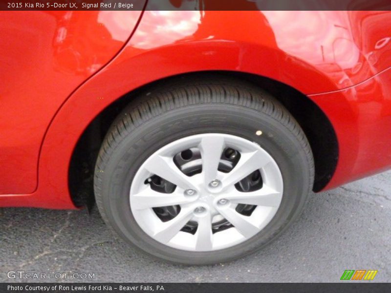 Signal Red / Beige 2015 Kia Rio 5-Door LX
