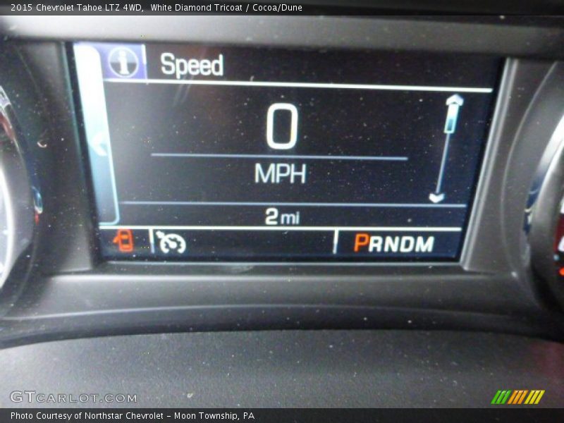 White Diamond Tricoat / Cocoa/Dune 2015 Chevrolet Tahoe LTZ 4WD