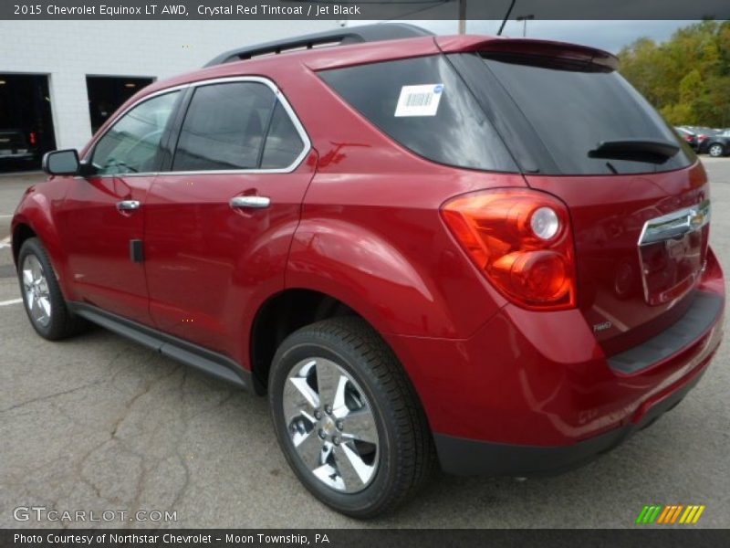 Crystal Red Tintcoat / Jet Black 2015 Chevrolet Equinox LT AWD