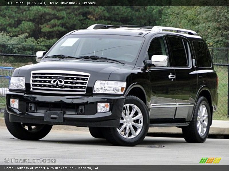 Liquid Onyx Black / Graphite 2010 Infiniti QX 56 4WD