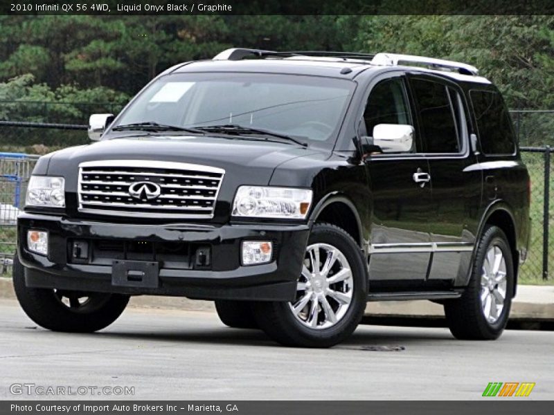 Liquid Onyx Black / Graphite 2010 Infiniti QX 56 4WD