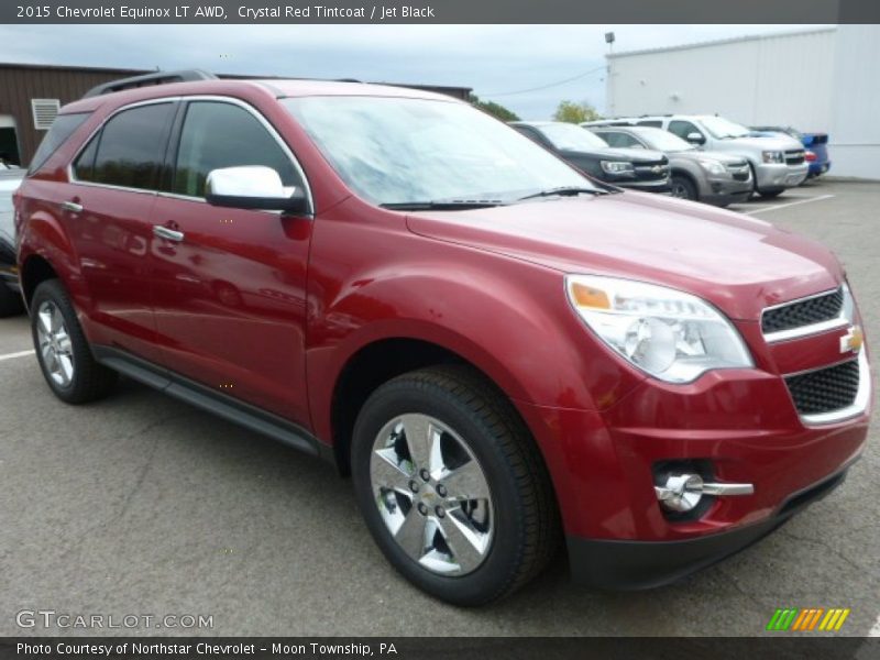 Crystal Red Tintcoat / Jet Black 2015 Chevrolet Equinox LT AWD