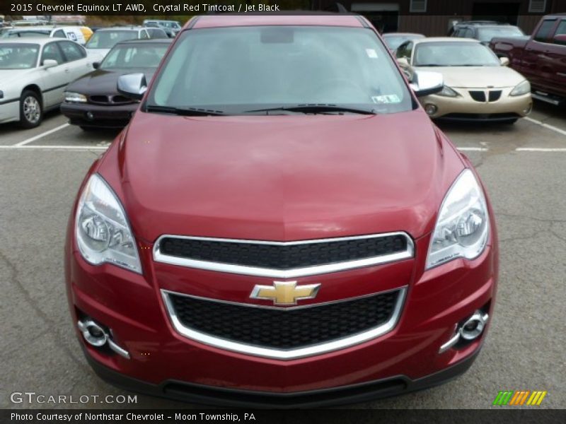 Crystal Red Tintcoat / Jet Black 2015 Chevrolet Equinox LT AWD