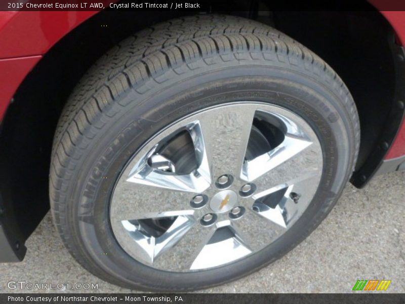 Crystal Red Tintcoat / Jet Black 2015 Chevrolet Equinox LT AWD