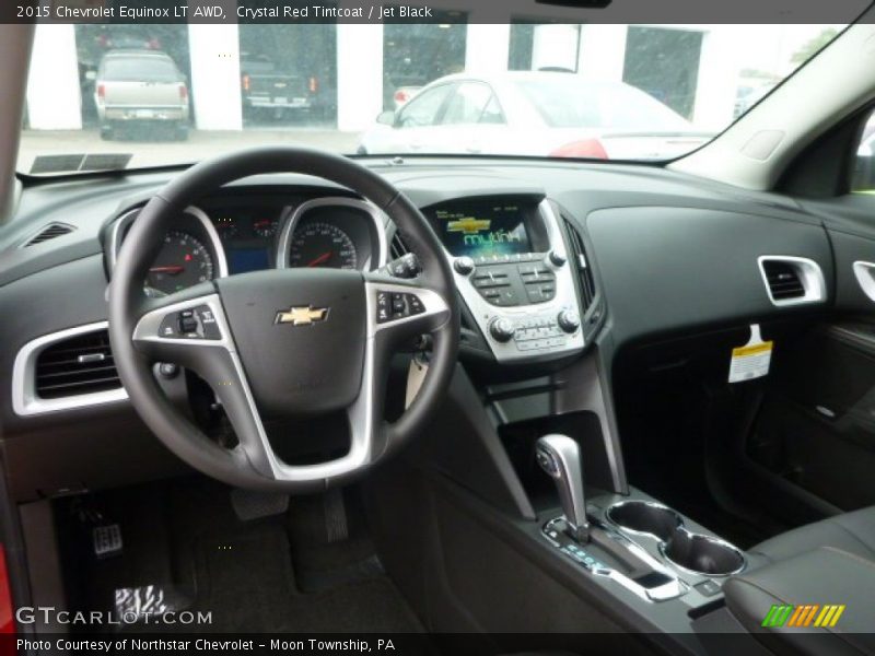 Crystal Red Tintcoat / Jet Black 2015 Chevrolet Equinox LT AWD