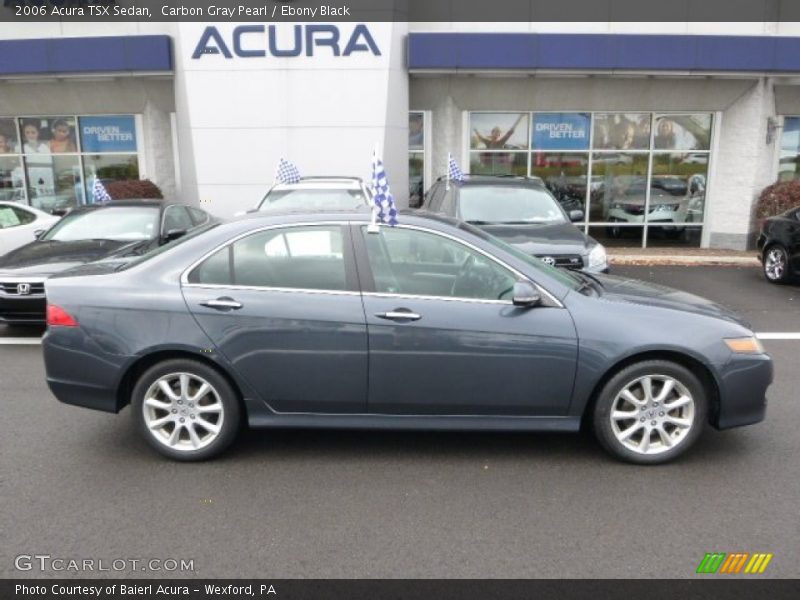 Carbon Gray Pearl / Ebony Black 2006 Acura TSX Sedan