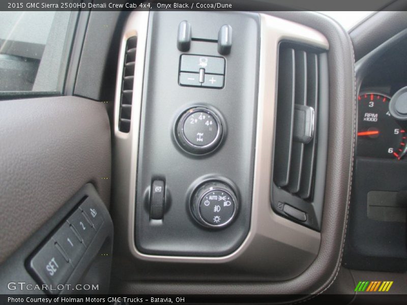 Onyx Black / Cocoa/Dune 2015 GMC Sierra 2500HD Denali Crew Cab 4x4
