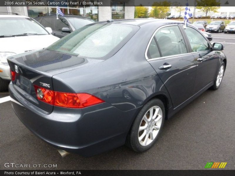 Carbon Gray Pearl / Ebony Black 2006 Acura TSX Sedan