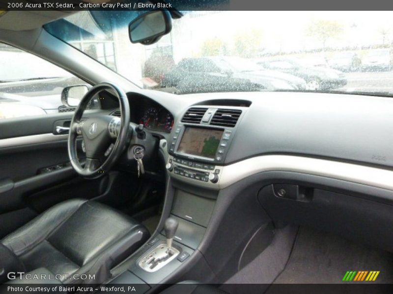Carbon Gray Pearl / Ebony Black 2006 Acura TSX Sedan