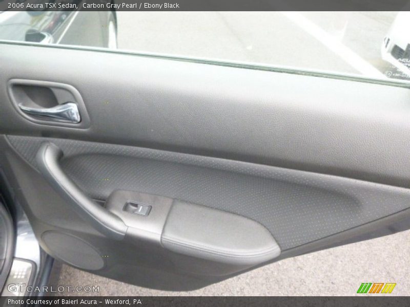 Carbon Gray Pearl / Ebony Black 2006 Acura TSX Sedan