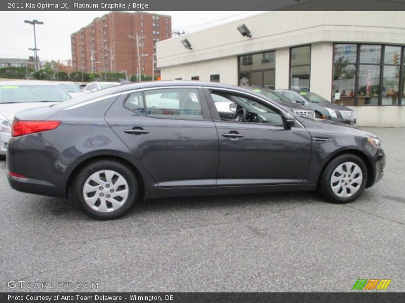 Platinum Graphite / Beige 2011 Kia Optima LX