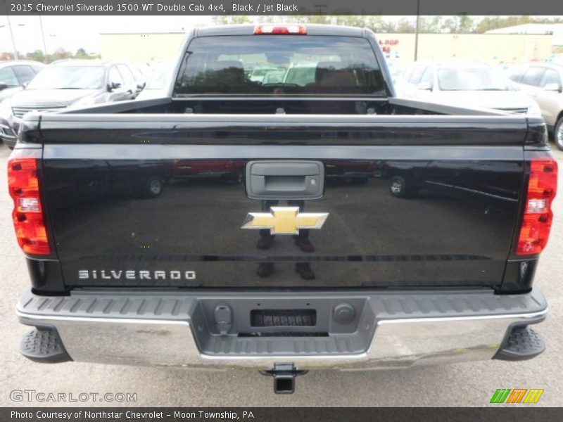 Black / Jet Black 2015 Chevrolet Silverado 1500 WT Double Cab 4x4