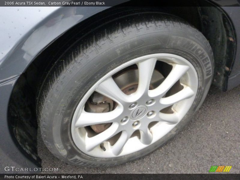 Carbon Gray Pearl / Ebony Black 2006 Acura TSX Sedan