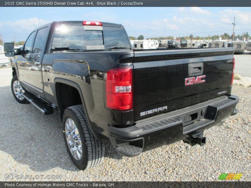 Onyx Black / Cocoa/Dune 2015 GMC Sierra 2500HD Denali Crew Cab 4x4