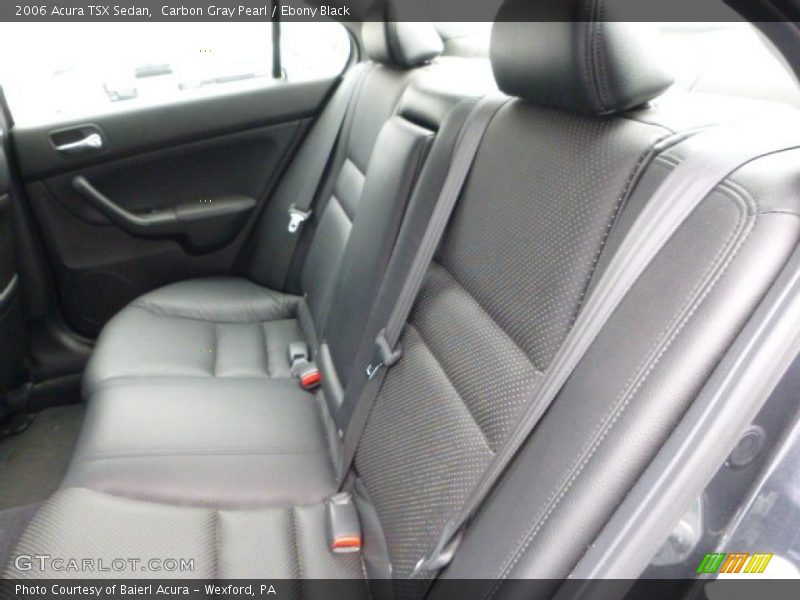 Carbon Gray Pearl / Ebony Black 2006 Acura TSX Sedan