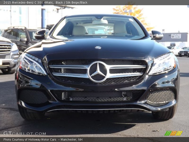 Black / Silk Beige/Black 2015 Mercedes-Benz C 300 4Matic