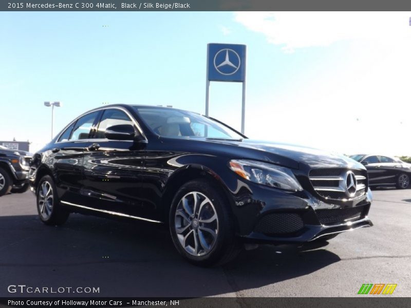 Black / Silk Beige/Black 2015 Mercedes-Benz C 300 4Matic