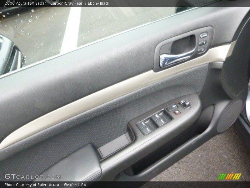 Carbon Gray Pearl / Ebony Black 2006 Acura TSX Sedan
