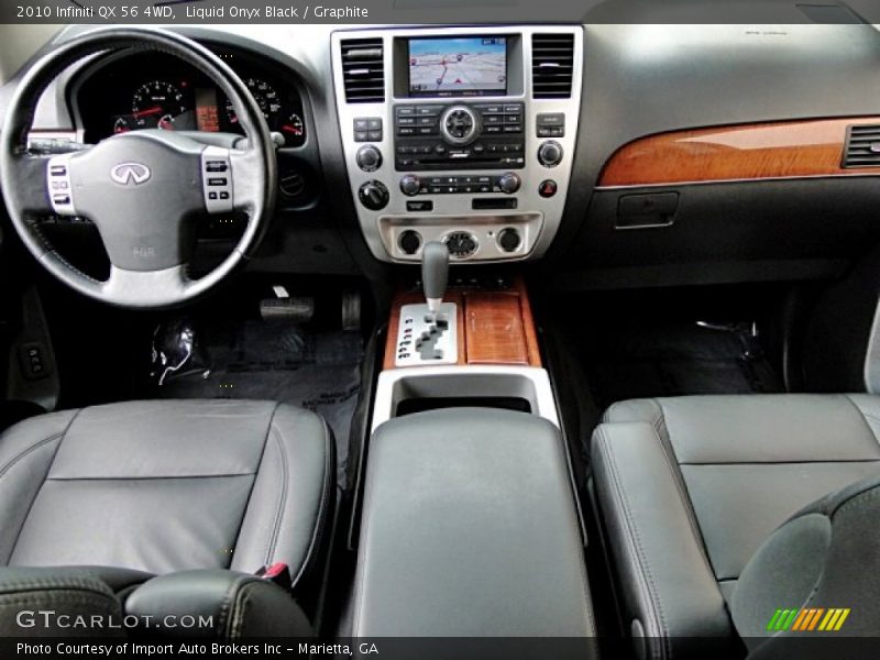 Liquid Onyx Black / Graphite 2010 Infiniti QX 56 4WD