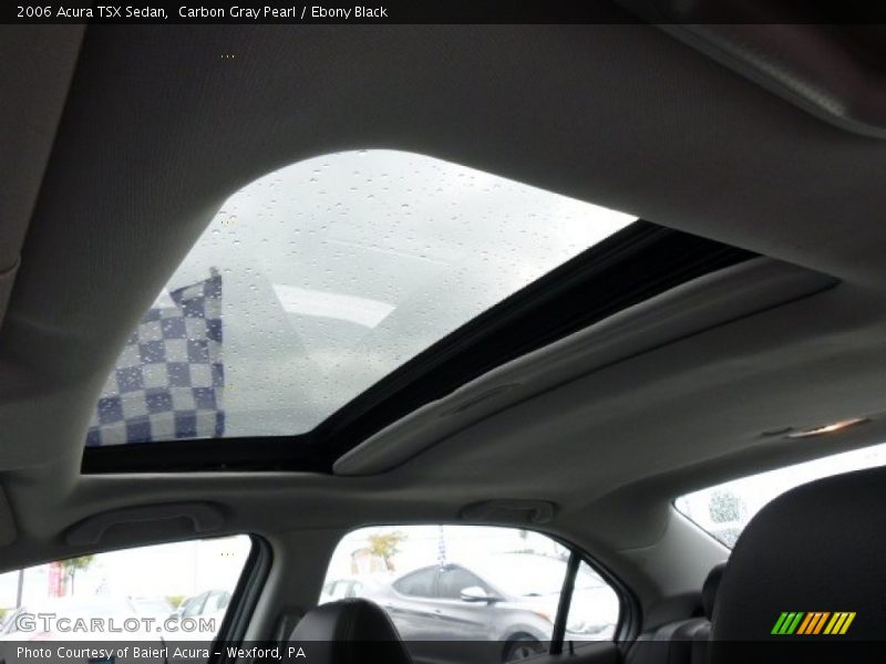 Carbon Gray Pearl / Ebony Black 2006 Acura TSX Sedan