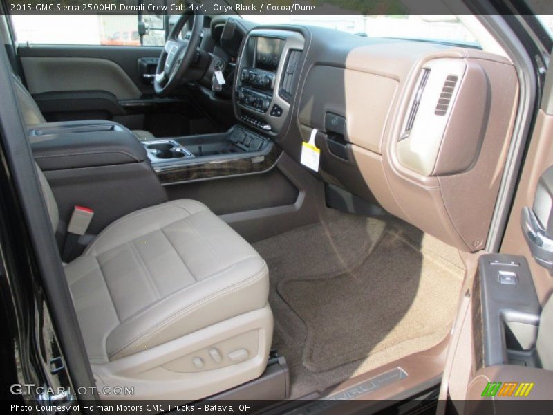 Onyx Black / Cocoa/Dune 2015 GMC Sierra 2500HD Denali Crew Cab 4x4