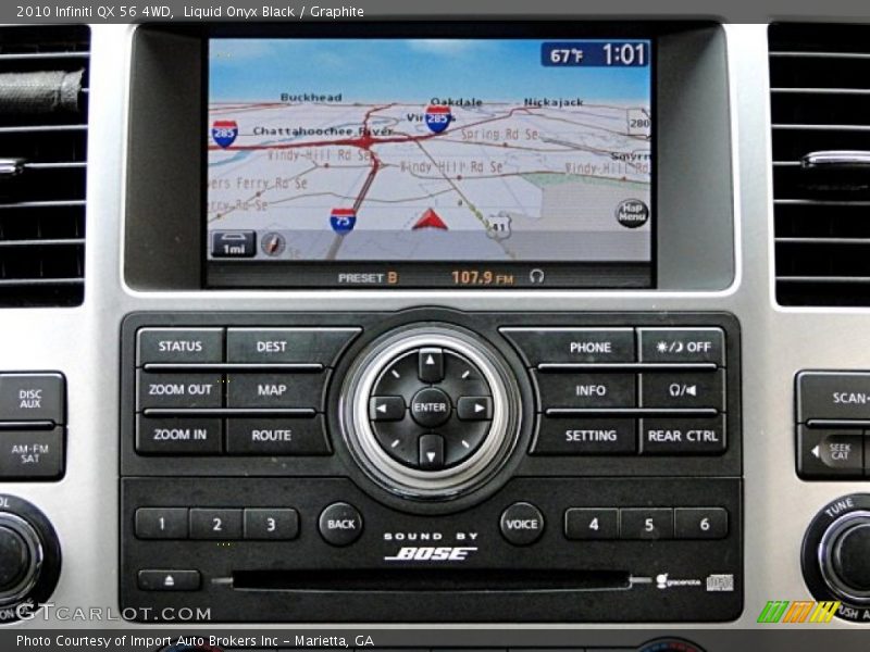 Liquid Onyx Black / Graphite 2010 Infiniti QX 56 4WD