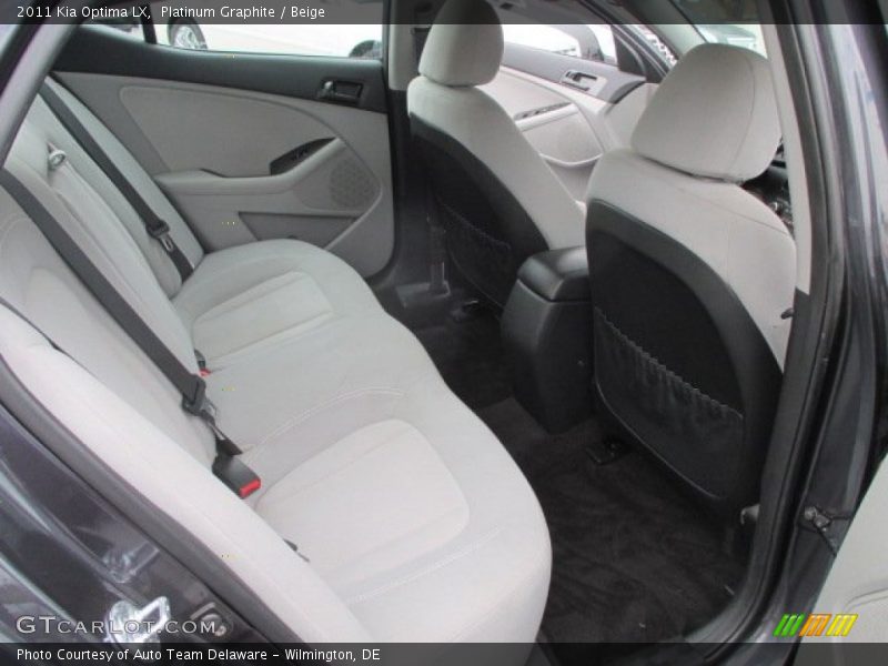 Platinum Graphite / Beige 2011 Kia Optima LX