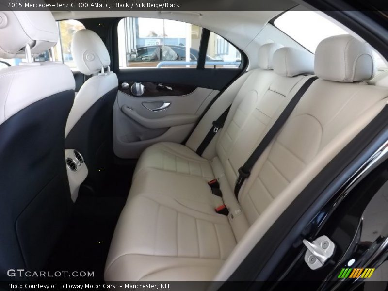 Black / Silk Beige/Black 2015 Mercedes-Benz C 300 4Matic