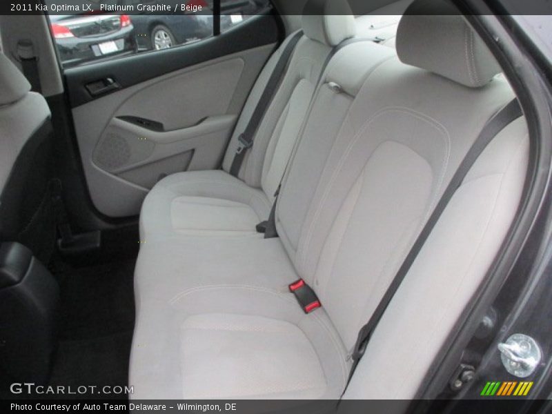 Platinum Graphite / Beige 2011 Kia Optima LX