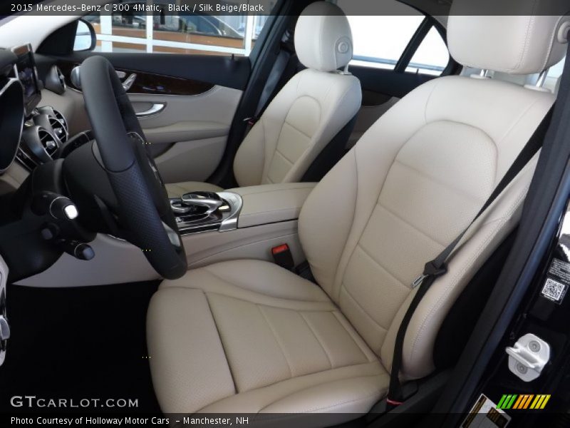 Black / Silk Beige/Black 2015 Mercedes-Benz C 300 4Matic