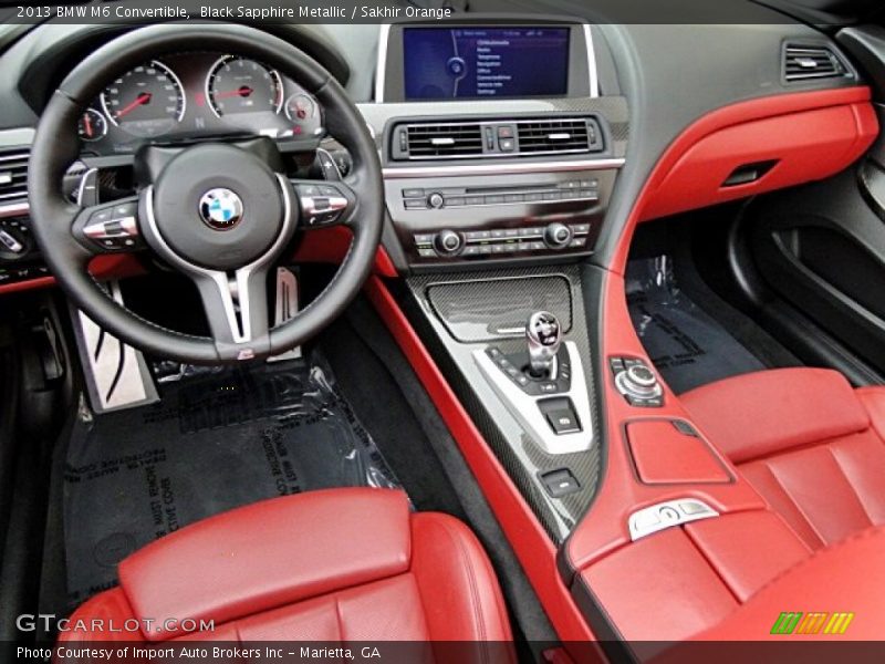  2013 M6 Convertible Sakhir Orange Interior