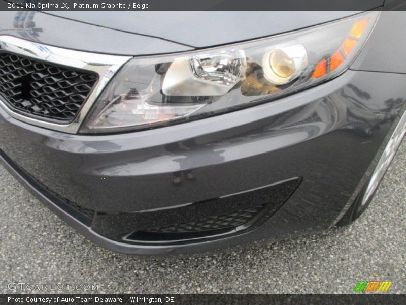 Platinum Graphite / Beige 2011 Kia Optima LX