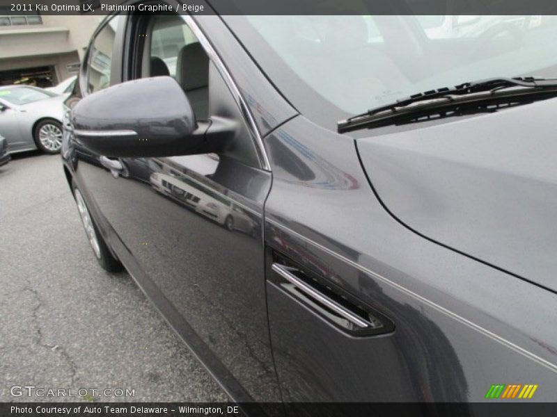 Platinum Graphite / Beige 2011 Kia Optima LX