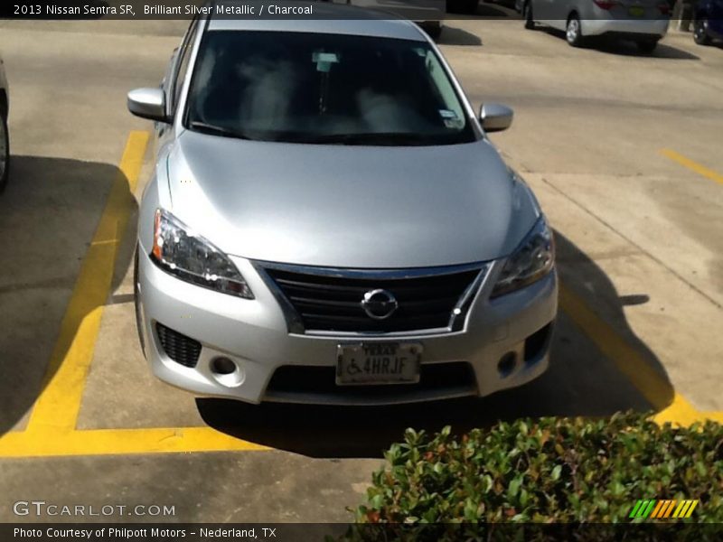 Brilliant Silver Metallic / Charcoal 2013 Nissan Sentra SR