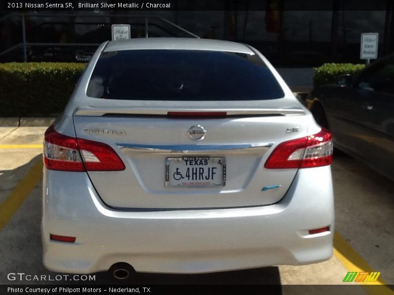 Brilliant Silver Metallic / Charcoal 2013 Nissan Sentra SR