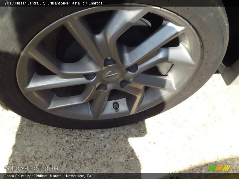 Brilliant Silver Metallic / Charcoal 2013 Nissan Sentra SR