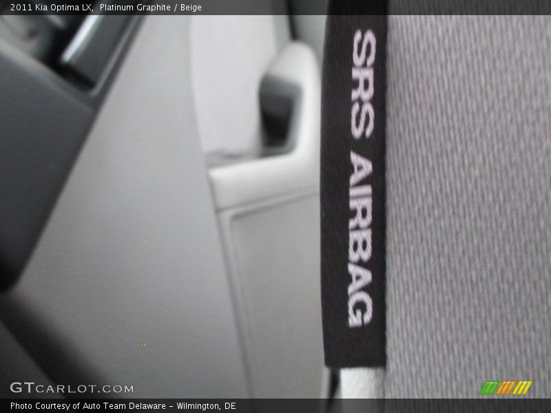 Platinum Graphite / Beige 2011 Kia Optima LX