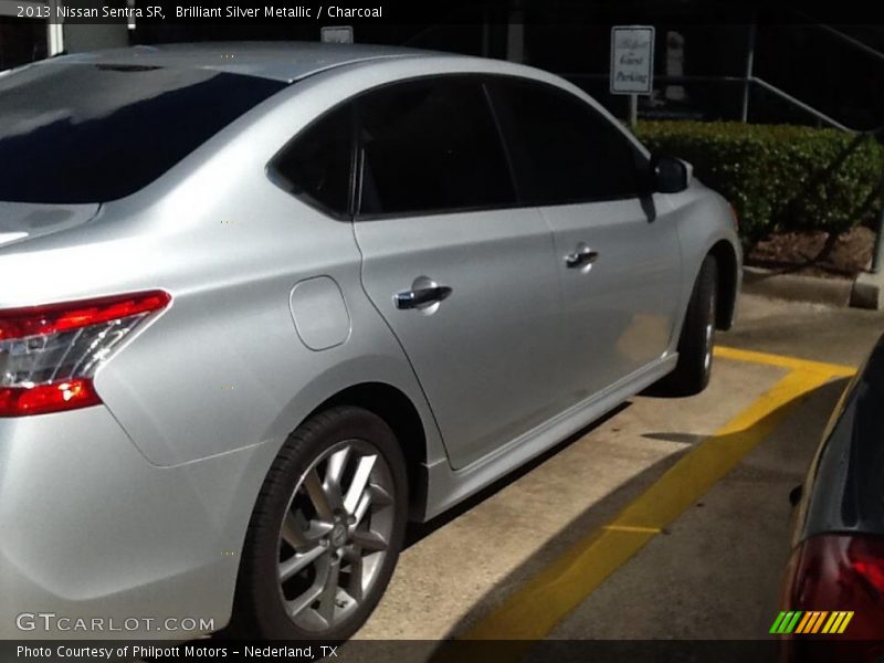 Brilliant Silver Metallic / Charcoal 2013 Nissan Sentra SR
